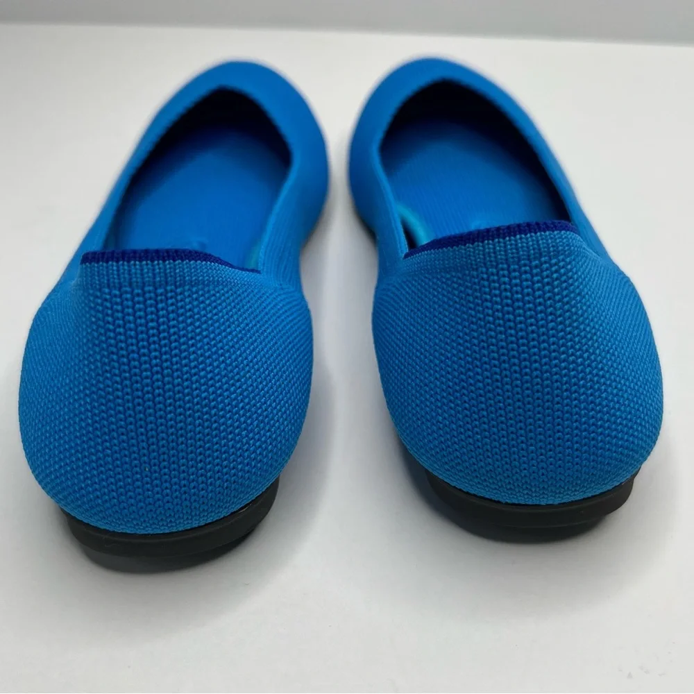 Rothy's The Flat Peacock Blue Retired Color Size 8